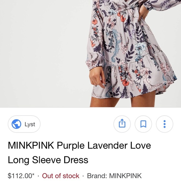 Minkpink Long Sleeve Dress - Picture 4 of 4